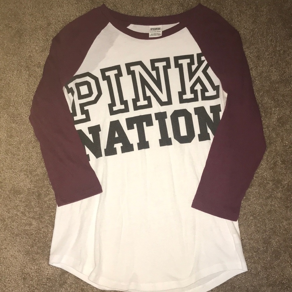 Maroon PINK half sleeve